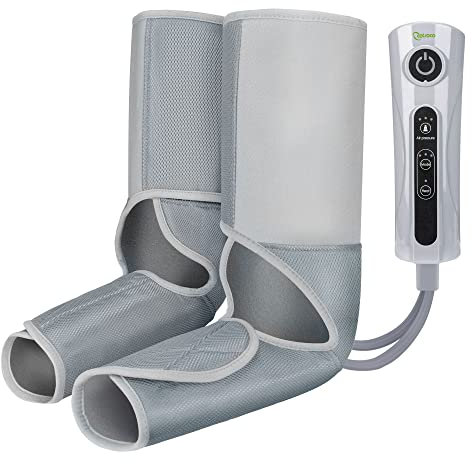 Cotsoco Leg Massager for Pain and Circulation,Air Compression Foot and Calf Massager with Heat for Muscles Relaxation, Pain Relief with 3 Intensities Levels 3 Modes,Use at Home/Office, Best Gift