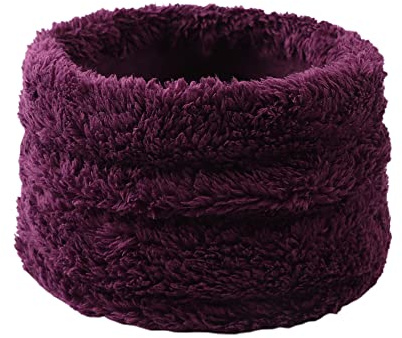 Pesaat vinter tubhalsduk flickor pojkar loop halsduk barn av varm fleece fluffig halsduk kvinnor män rund halsduk för barn, vuxna