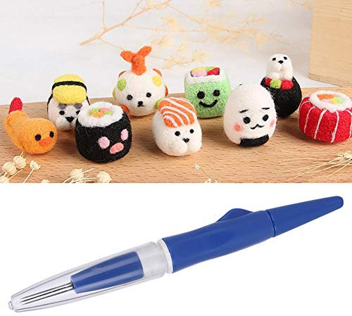 Yctze 3 Nadeln Tragbarer Stanzfilznadelstift DIY Bastelwerkzeug Nähzubehör Blau ZUVERLÄSSIGE QUALITÄT Das Produkt Besteht aus Werkzeug DIY Nadeln Stanzen Nähstift (BLUE)