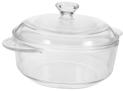 KOCKSHION Ciotola Trasparente Con Coperchio Da Insalatiera Multiuso Per Snack e Dessert Capacità Per Cucina e Ufficio Per Frutta Patatine Popcorn e Altri Alimenti