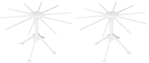 Rastapulz 2 x pastatork, hopfällbar nudeltork, 10-spaghettitork för färska hemlagade nudlar