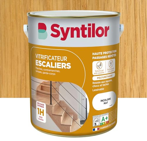Syntilor - Vitrificateur Escaliers Incolore Mat 2,5L