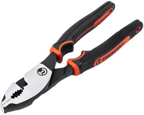 Crescent Z2 Dual Material Slip Joint Pliers - Cushion Grip Wire Cutter Hand Tool for Home Improvement & Repair - 6 - HTZ26CG
