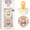 BIBS Colour Schnuller 2er-Pack, BPA-frei, Kirschform Nippel. Naturkautschuk/Latex, Hergestellt in Dänemark. 18+ Monate (2er Pack), Ivory/Blush