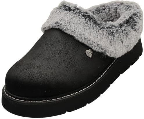 Skechers Keepsakes Lite-Cozy Blend Slipper für Damen, Nero, 40 EU