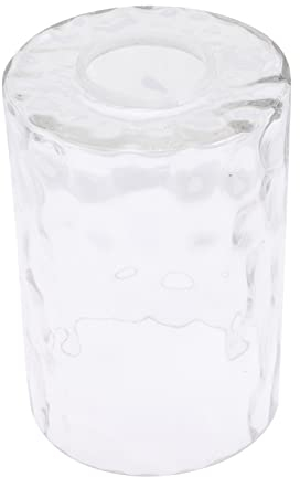 Zerodeko gerader Lampenschirm aus Glas weinglas lampenschirm E Lampenschirm Ersatzglas Lampenschirm Zylinder Staubschutzhaube e27