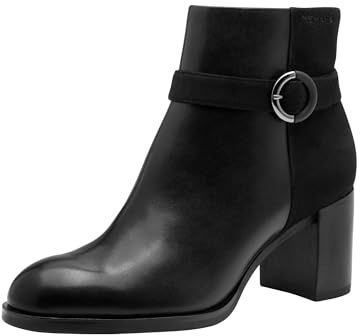 Tamaris Bottes plates pour femme, Noir, 38 EU