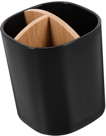 TOPPERFUN Support de Brosse à Dents avec Compartiments de Rangement Organisateur Multifonction pour Salle de Bain Porte Dentifrice Amovible et Antidérapant