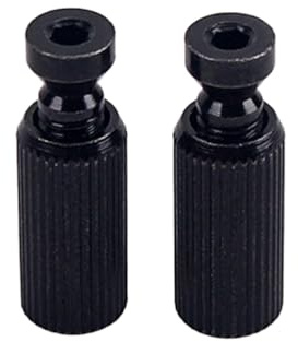 2 stücke tremolo brückennieten e-gitarre ?hung einstellung musikinstrument teile (schwarz)
