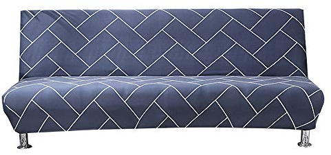 WINS Sofföverdrag utan armstöd 3-sitsig elastisk soffskydd utan armstöd 2-sitsig stretch bäddsoffa skydd utan armstöd