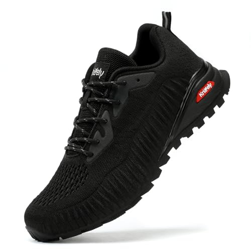 Kricely Zapatillas de Trail Running Hombre Outdoor Antideslizantes Transpirables Zapatos de Senderismo Zapatillas Trekking Tenis Calzado Deporte Ligero Casuales Sneakers