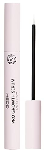 GOSH Pro Growth Serum LASH & BROWS I 2 in 1 Wimpernserum & Augenbrauenserum für lange Wimpern & dichte Augenbrauen I einfache Applikation mit integriertem Pinsel I parfümfrei, allergiegetestet & vegan