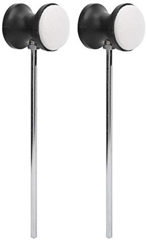 Batidor de bajo, Batidor de Pedal Evans, Accesorios de bajo de Guitarra, 2 Uds, Batidor de Pedal de Tambor, Pieza de Repuesto de Mazo, Accesorios de Instrumentos de Percusión