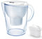 Jarra de agua alcalina de 3,5 L, jarra de filtro de agua activada con filtro de fluoruro, sistema ionizador de 7 etapas para aumentar los niveles de pH, sin BPA, purifica tu agua hoy