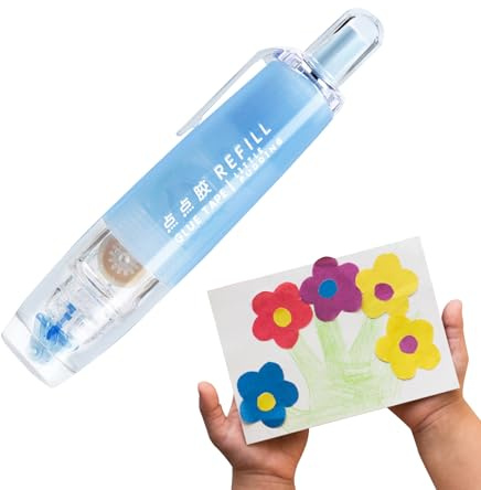 Dispensatore di nastro adesivo - Rullo liscio per scrapbooking, nastro di artigianato senza disordine | Gruppo colla senza, adesivo per carte, strumento di fornitura d'arte per riviste,