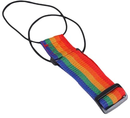 Qkbuza Cintura elastica di fissaggio per bagagli, elastica per valigie, corda di fissaggio per borse, per bagagli, di legatura, flessibile, sicura per chiusura borsa da
