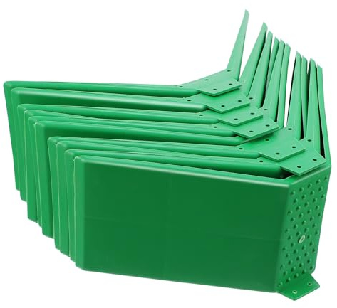Zerodeko 10pcs Perchoirs à Pigeons en Plastique Vert, Accessoires pour Oiseaux, Support de Nidification, Fournitures pour Pigeons, pour Cage et Espace de Repos Style Plusieurs Styles