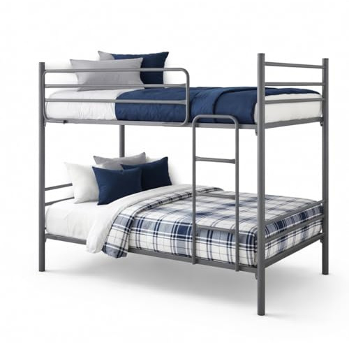 Befara Letto Metallico Polar - Argento - 80 x 190 - Senza Letto aggiuntivo