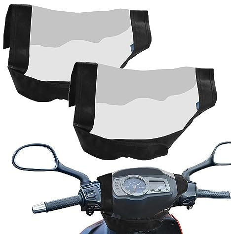 Lot de 2 housses de panneau de commande imperméables pour scooter de mobilité - Protection universelle - Noir
