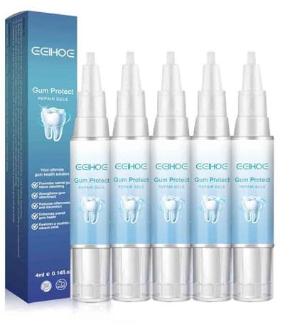 Zahnfleisch Therapie Gel - Gum Protect Repair, Shield Therapy, Gegen Entzündung, Zahnaufhellung Bleaching Stift (5 Stück)