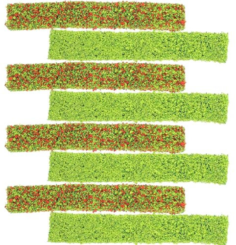 HAOBIN Miniature Fleur Artificielle Buissons De Fleurs modèlisme ferroviaire Cluster Statiques Tufts d'herbe pour Le Bricolage d'un Paysage ferroviaire en Gazon Artificiel de modélisation (A)