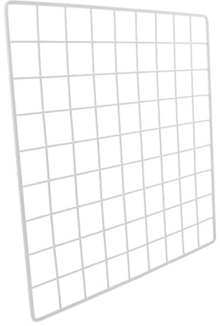 VOSAREA Wall Mesh Grid Iron Wire Photo Display Panel for Kindergarten Classroom Decor Sturdy Mesh Storage for Home Office