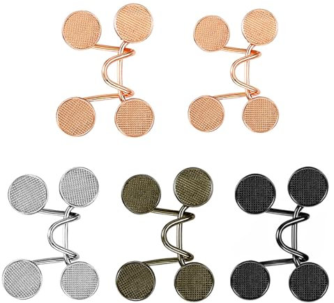 Teaaha 50 Stück Hose Enger Machen Clip, Verstellbare Waist Clips, Jeansknöpfe Für Hosenverkleinerung, Kein Nähen Erforderlich Taillenumfang Ändern Clip, Waist Clip Passend Für Alle Hosentypen