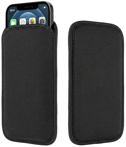 Cloxtralon Étui Pochette de Protection en Néoprène Résistant aux Chocs, Housse pour Smartphone 17 16 15 14 Pro Max/13 12