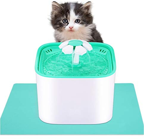 Pet Friend Cat Fountain 2 Litre Clean Purified Fresh Water Drinking Bowl For Cats And Small Dogs