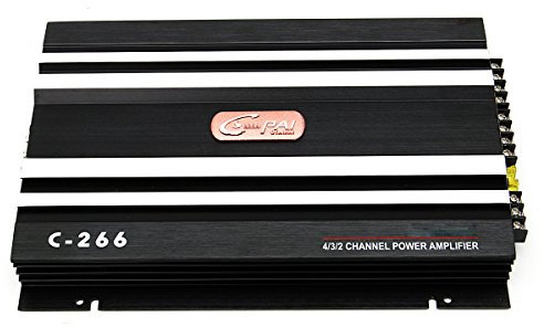 Alamor Bil Audio Power Amplifier 1 600 Watt 4 kanaler 12 V bilförstärkare