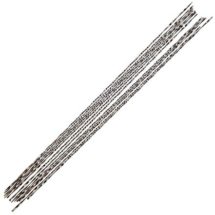 12 Stück Laubsägeblätter mit Spiralverzahnung Laubsägeblätter Laubsägeblätter für Holz Metall Kunststoff Schnitzsägen (5#)