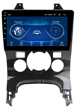 9 Pollici QLED Touchscreen Lettore Multimediale per Auto Android 13.0 Autoradio per Peugeot 3008 2009-2018 Supporto CarPlay Android Auto Mirror Link SWC WiFi Bluetooth Navigazione GPS FM RDS DSP