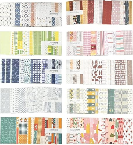 BLMHTWO 500 Pieces Scrapbook Paper, Scrapbooking Supplies Decoupage Paper Kit for Crafts DIY Room Decorating Background Making Magazine Clipping