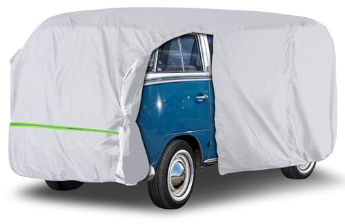 Copriauto Sostituzione per VW Type 2 T1 T2 T3 1950-1992, 300D Copertura Auto Resistente alle Intemperie Resistente ai Raggi UV Garage Completo Sostituzione per VW Bus Westfalia Camper