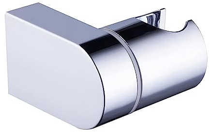 Fililogor Supporto Doccia, Supporto Doccia a Parete Universale, ABS Staffa Supporto Ddoccia Design Ricambio Soffione Doccia (Argento)