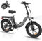 ELEKGO E Bike Klapprad, 20*3.0 Fettreifen Elektrofahrrad, 250W Motor, 36V 12Ah Akku, 7-Gang Zusammenklappbare, Maximale Laufleistung 35–90 km