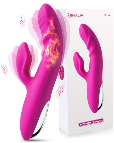 Vibromasseur pour femme avec fonction chauffante - Jouet sexuel pour les femmes et les couples - Vibromasseur point G - Vibromasseur clitoris - Stimulateur pour elle - Vibromasseur mort - Vibromasseur