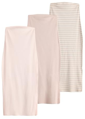 THE SET Dam 3-pack bandeauklänningar från THE SET Neutral/Light Pink/Stripe XL
