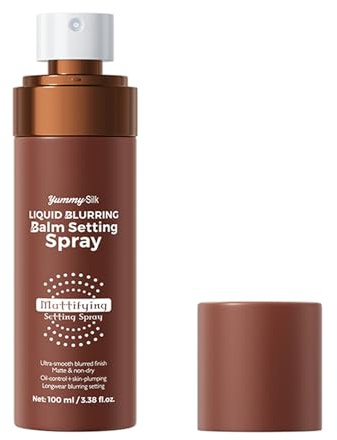 Multi Purpose Makeup Fixer Liquid Blurring Balm Makeup Setting Sprayer Forms Layer to Protect Base and Cover Products Travel Setting Sprinkle
