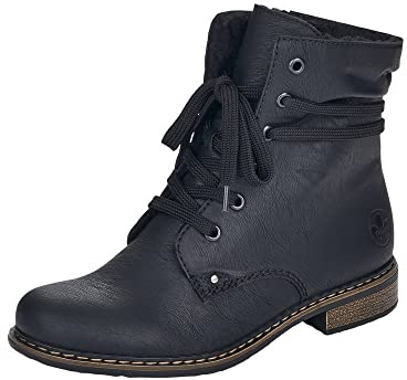 Rieker Herbst/Winter, Women’s Ankle Boots, Black (Schwarz/Schwarz 02), 8 UK (42 EU)