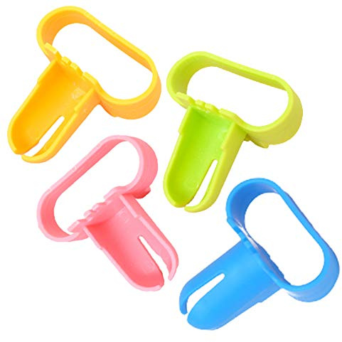PASOCON 4 Pieces Balloon Tying Tool Device Balloons Knot Tools for Shower Party Wedding Birthday Decoration (4 Color)