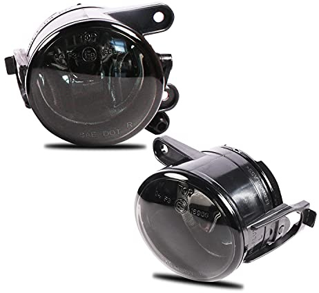 WISGOL - Fendinebbia adatto per Volkswagen Golf V (1K1/1K5) 11/2004-06/2009, un paio di fari fendinebbia (humo)