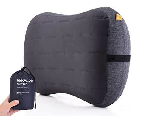 TREKOLOGY Backpacking Pillow Inflatable Pillow for Camping Inflatable Camp Pillows Blow Up Air Pillows for Sleeping Hiking Pillow - ALUFT Pro