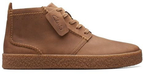Clarks Streethill Mid Mens Dark Tan Lea, 8