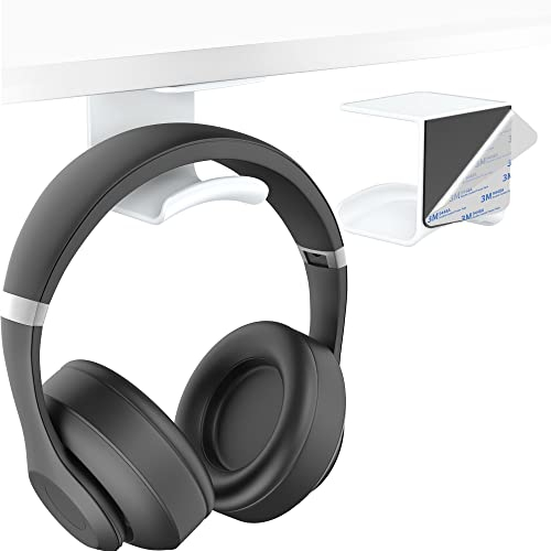 Cozycase Soporte Auriculares-Soporte para Auriculares con Adhesivo Fuerte para la mayoría de los Auriculares de Juegos, Soporte para Auriculares de Juegos para Escritorio, Pared, Vidrio, Metal