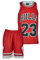 Amdrabola Basketball Kinder Trikot Bausatz, Rot, Komm mit Shorts Basketballfans (164,Rot)