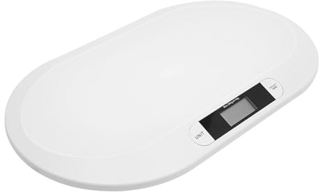 Qussse Báscula digital para bebés, báscula infantil de hasta 20 kg, báscula para animales pequeños para bebés, conejos, gatos y perros