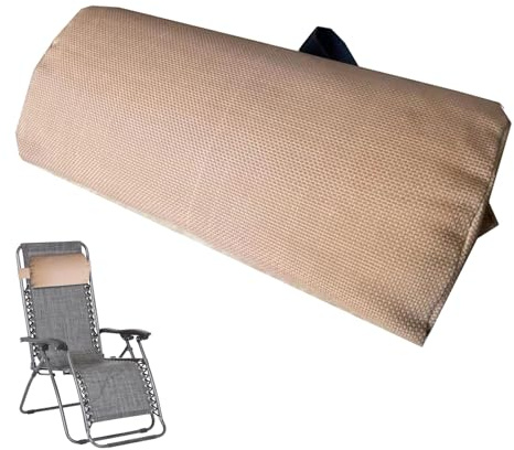 Genérico Cojín de Soporte para el Cuello para sillones relajantes - Almohada ergonómica L con Cubierta extraíble | Almohada Cervical para Soporte para Cuello en l jardín o en casa, Tumbona y Plegable