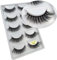 LINSUNG 3D Faux Cils Naturel Faux Cils Extension de Maquillage Effet de cils faux de longue dur ET un Aspect ultra-intense 5Pairs