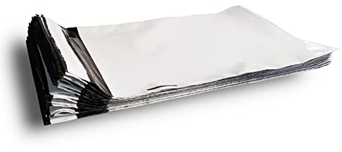 verpacking Versandbeutel 180x250 mm Weiß/Schwarz [Größe und Stückzahl wählbar] Blickdicht Coex Versandtaschen für Kleidung selbstklebend Verpackungstüten Folienversandtaschen 1000 Stück